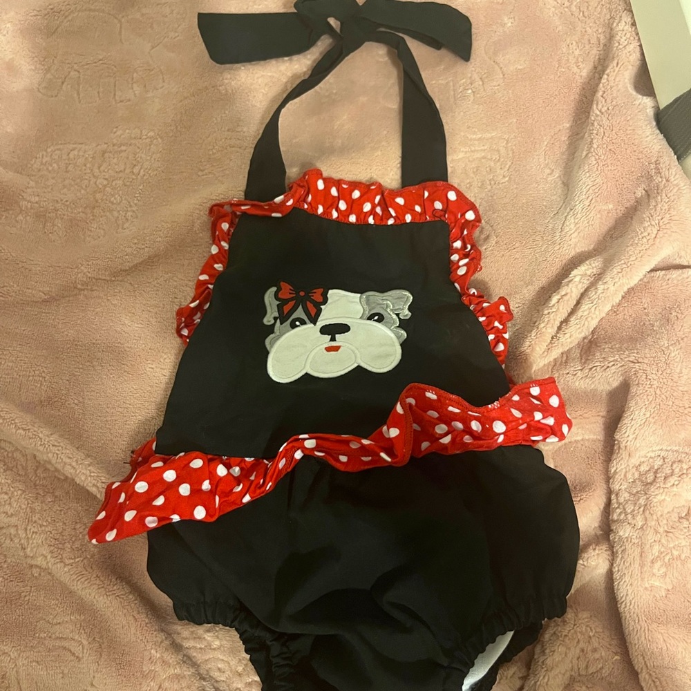 Georgia Bulldog bubble size 12-18 months